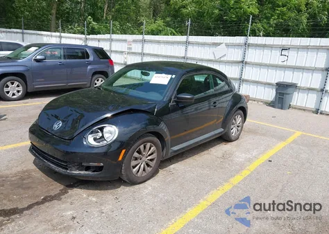 2014 Volkswagen Beetle 1.8T Entry из США, поврежденный, VIN 3VWF17ATXEM652988